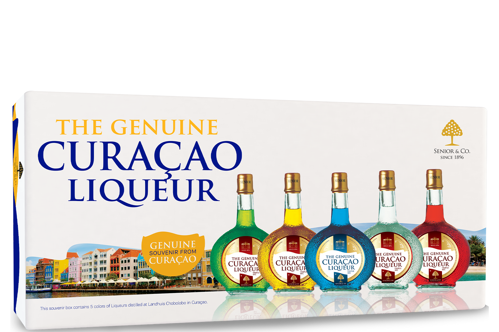 Genuine Curacao Liqueur, 5 Pack