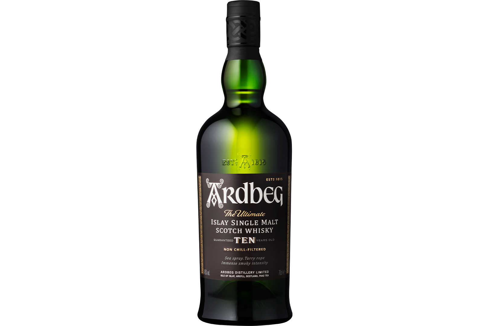 Ardbeg, Ten Years Old Islay Single Malt Scotch Whisky